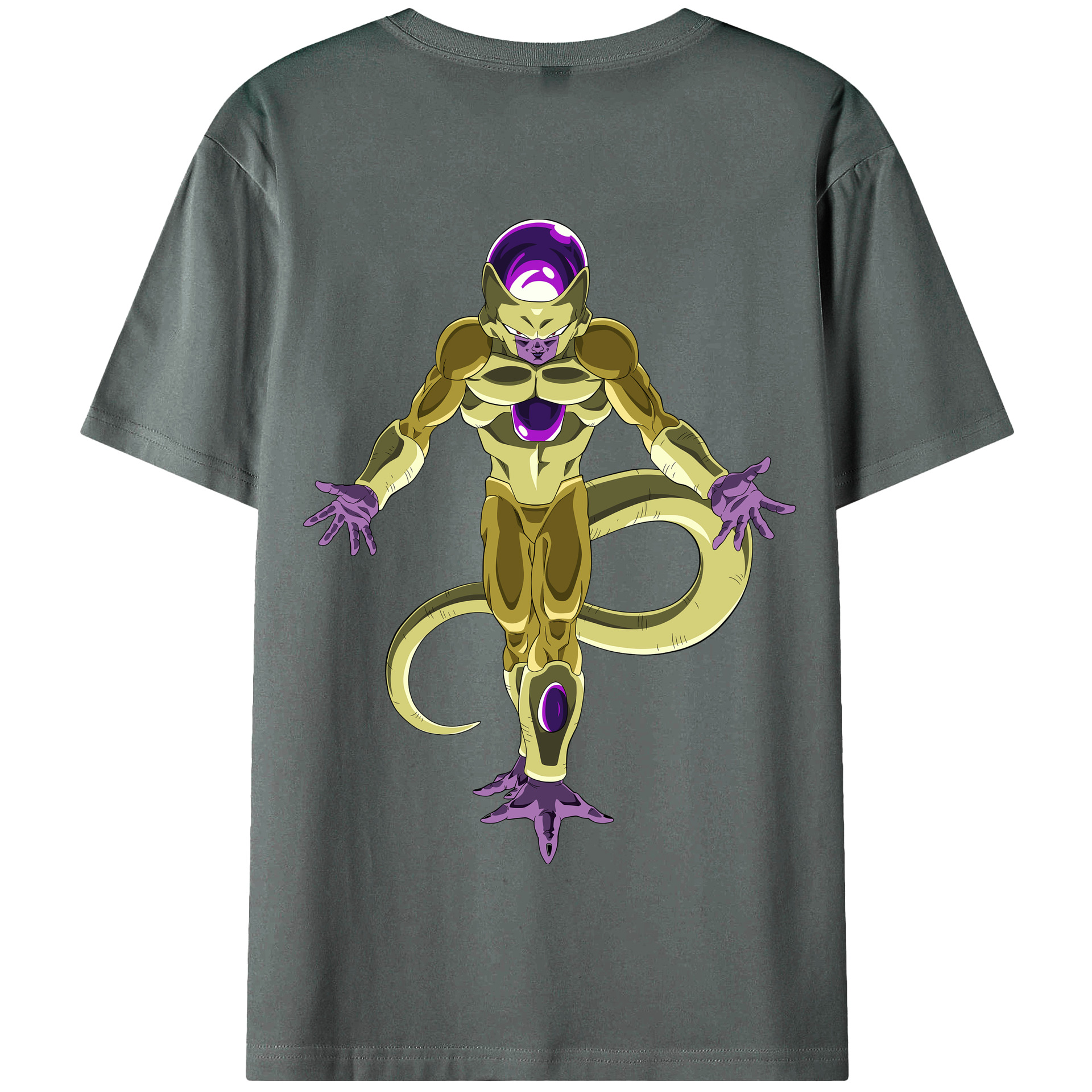 （画像用） ドラゴンボール フリーザ DRAGON BALL Frieza 綿100％半袖Tシャツ（背面プリント）